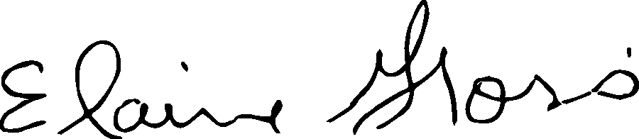 elaine signature